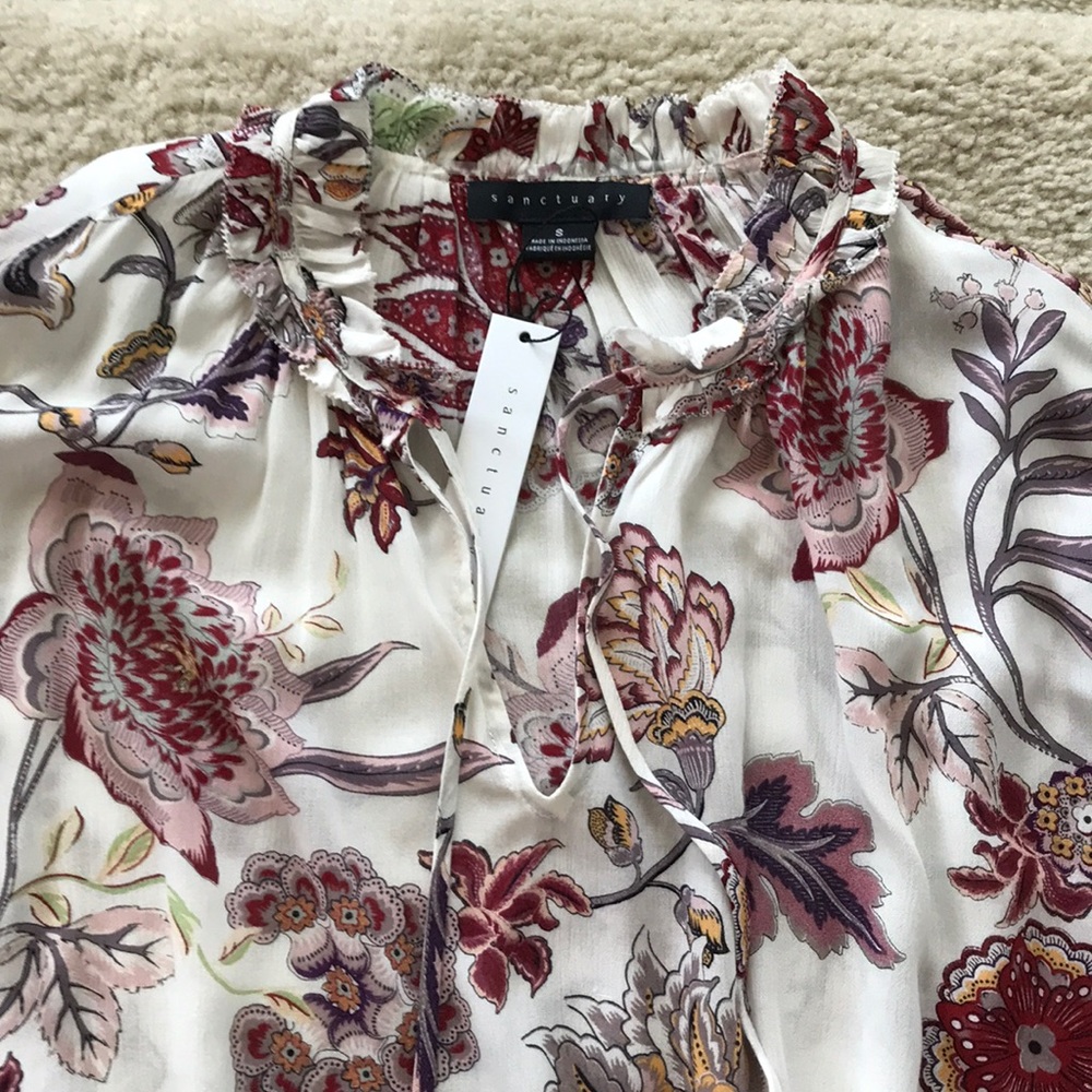 Sanctuary Smocked Blouse in Prairie Days - Picture 4 of 8